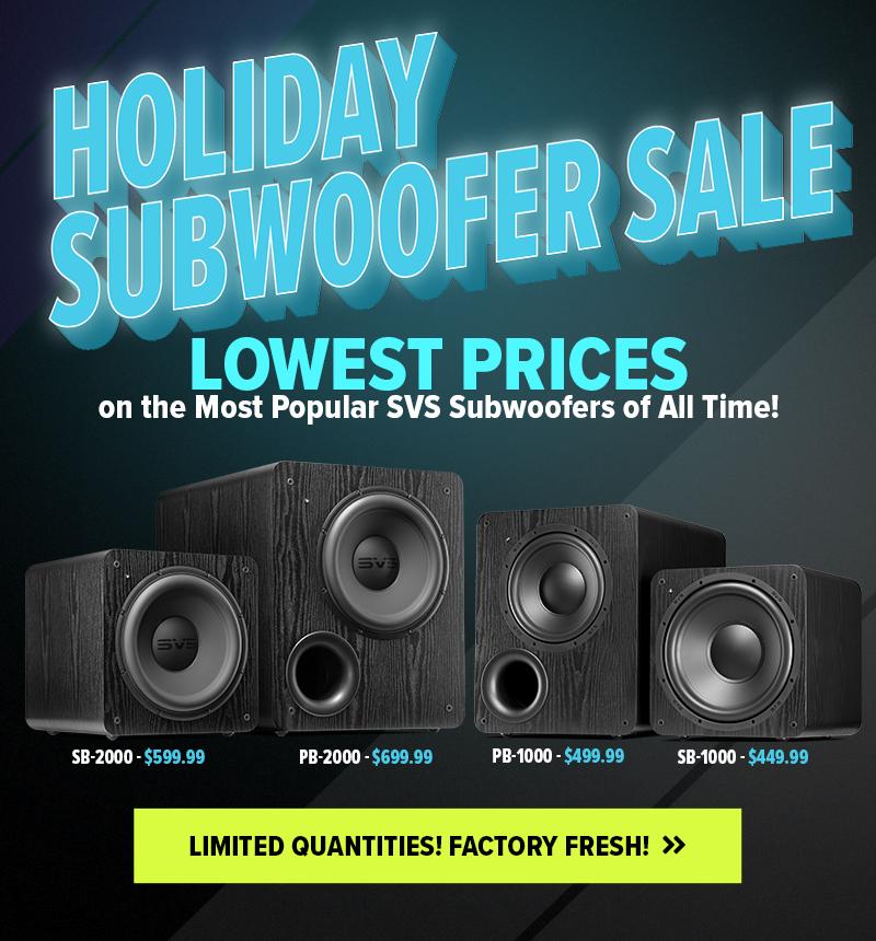 Holiday Subwoofer Sale 2021 - 1
