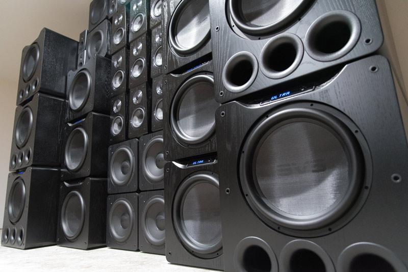 Stacked SVS Subwoofers