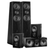 Ultra Tower Speaker System in Black Oak Veneer
